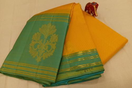 ARNI SILK HALF FINE ZARI SAREE WITH BLOUSE